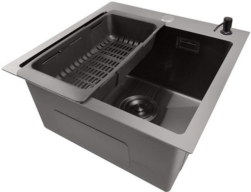 Кухонная мойка Stellar E4444NB (нано черный)