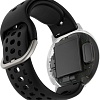 Умные часы Amazfit Active 2 (серебристый, с черным силиконовым ремешком)