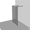 Душевая стенка Allen Brau Infinity 3.21039.BBA 323831 (черный браш)