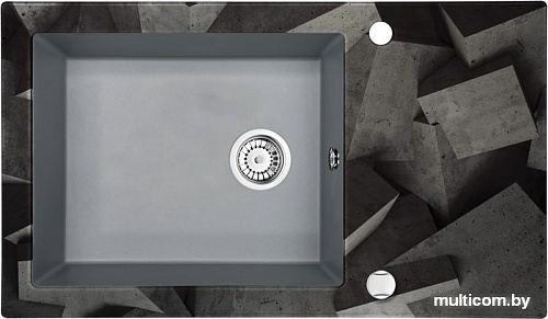 Кухонная мойка Deante Capella ZSC SB2C (серый металлик)