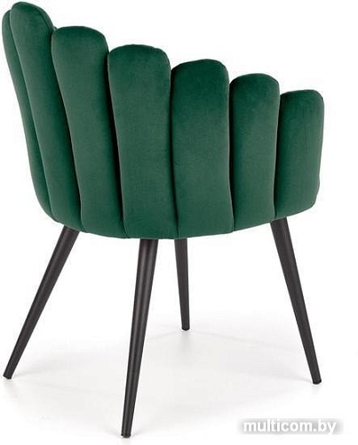 Стул с подлокотниками Halmar K410 (темно-зеленый)