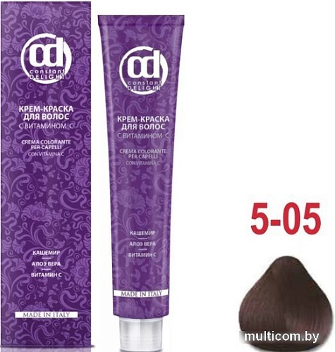Крем-краска для волос Constant Delight Crema Colorante с витамином С 5/05