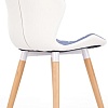 Стул Halmar K277 (светло-синий/белый)