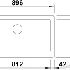 Кухонная мойка Blanco Vintera XL 9-UF 526109 (бетон)