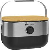 Портативный газовый гриль Sahara Mini BBQ (серебристый)