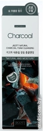 Jigott Очищающая пенка с углем 180 мл
