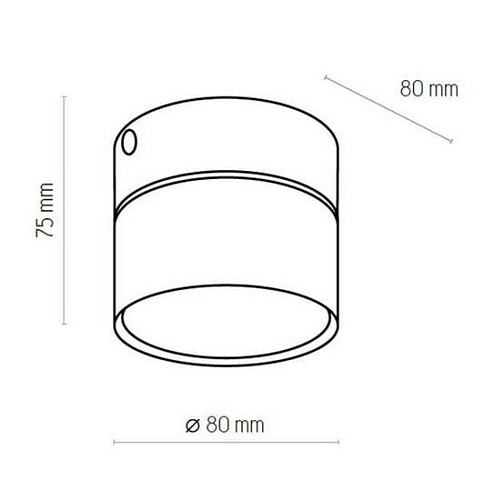 Точечный светильник TK Lighting Space White 3390