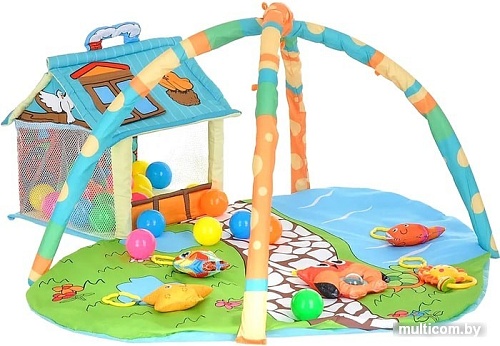 Развивающий коврик Pituso Дом на лужайке JL625-1A