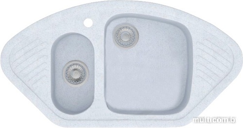 Кухонная мойка Polygran F-14 (белый)