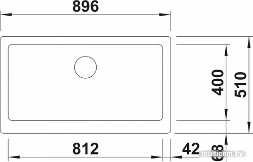 Кухонная мойка Blanco Vintera XL 9-UF 526109 (бетон)