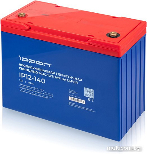 Аккумулятор для ИБП IPPON IP12-140 (12В/140 А·ч)