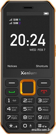Телефон Xenium X300 (оранжевый/черный)