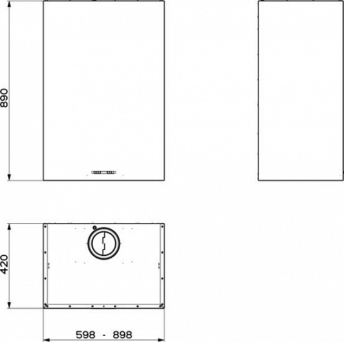 Кухонная вытяжка Faber Cubia Plus EV8 X A60 335.0502.091