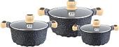 Набор кастрюль JIO J3128