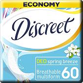 Прокладки ежедневные Discreet Deo Spring Breeze Multiform (60 шт)