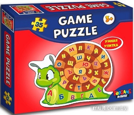 Пазл Topgame Умная улитка 01494 (35 эл)