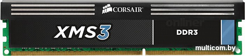 Оперативная память Corsair XMS3 4GB DDR3 PC3-10600 (CMX4GX3M1A1333C9)