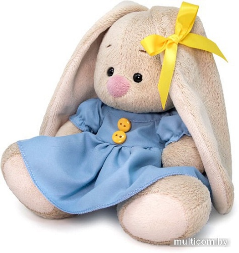Классическая игрушка BUDI BASA Collection Зайка Ми в голубом платье SidX-509 (15 см)