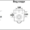 Унитаз CeramaLux 5170-18 (черный)