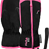 Горнолыжные варежки Reusch Ben 6285408-7769 (р-р 4, Mitten Black/Knockout Pink)