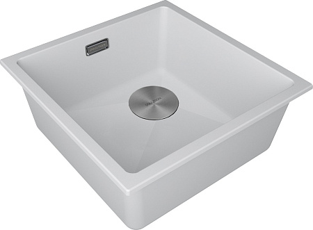 Кухонная мойка Paulmark IT-Granit Lumi 45 Uni-Skew LU45SK-WH