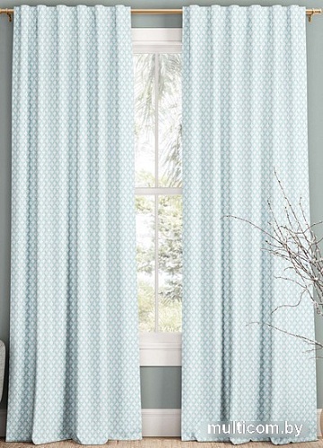 Комплект штор Pasionaria Хинди 3.4x2.4 м (2 шт, бирюзовый)