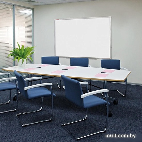 Магнитно-маркерная доска BRAUBERG Стандарт 100х180 см 235524