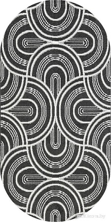 Ковер для жилой комнаты Safyun Bravo SN550-GREY-CREAM-OVAL (1x2)