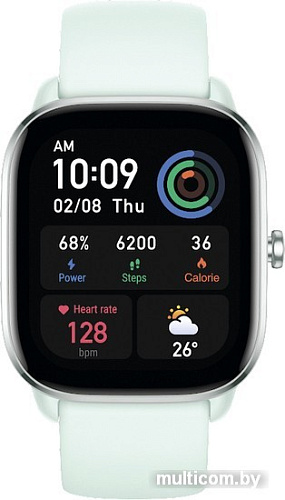 Умные часы Amazfit GTS 4 Mini (мятно-голубой)