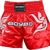 Шорты BoyBo для тайского бокса (XS, красный)