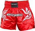 Шорты BoyBo для тайского бокса (XS, красный)