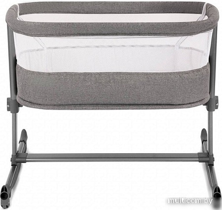 Приставная детская кроватка Nuovita Accanto Vicino (темно-серый лен)