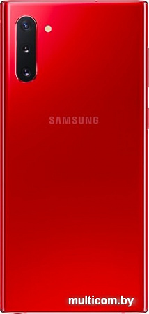 Смартфон Samsung Galaxy Note10 N970 8GB/256GB Dual SIM Exynos 9825 (красный)