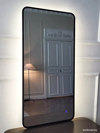 Зеркало с подсветкой eMZe Smartphone 50x100 LED.UV.SMART.50.100.CHE (черный)