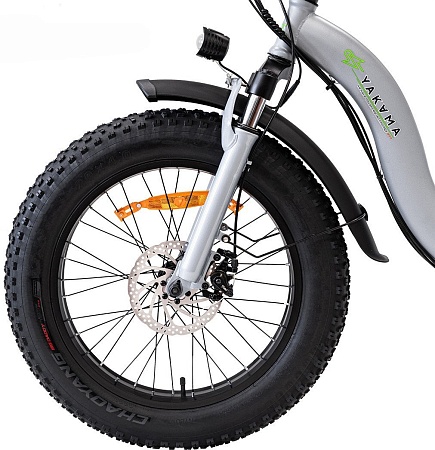 Электровелосипед Yakama S4 (серый)