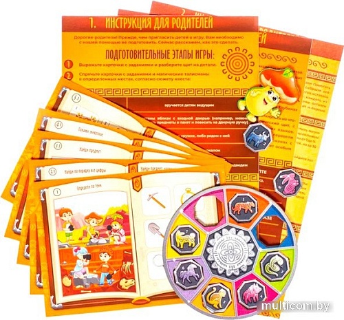 Настольная игра WoodLand Toys Квест. Собери магические талисманы 370105