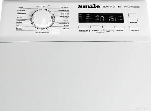 Стиральная машина с вертикальной загрузкой Smile SWMMV8W1300DI