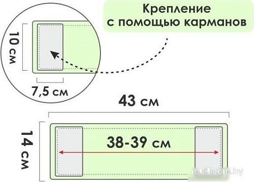 Моп (тряпка) Perfecto Linea 44-431017