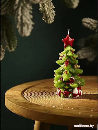 Фигурная свеча Tkano New Year Essential Green Miracle TK24-NY_CND0004 (зеленый)