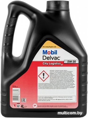 Моторное масло Mobil Delvac City Logistics M 5W-30 4л