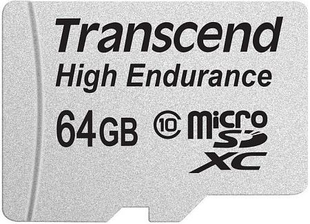 Карта памяти Transcend microSDXC HE (Class 10) UHS-I 64GB + адаптер [TS64GUSDXC10V]