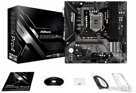 Материнская плата ASRock B360M Pro4