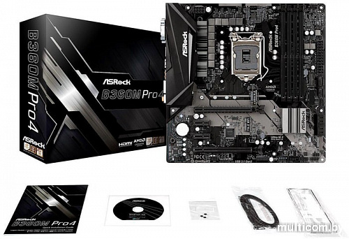 Материнская плата ASRock B360M Pro4