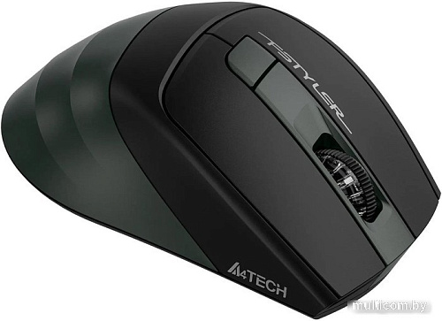 Мышь A4Tech Fstyler FB35S (черный/темно-зеленый)