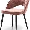 Стул Памир Новара F62 (розовый/черная опора)