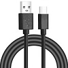 Кабель Total TIUCC01 USB-A - Type-C (1 м, черный)