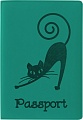 Обложка для паспорта Staff Кошка 237616 (бирюзовый)