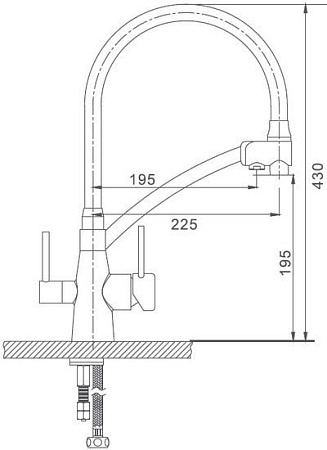 Смеситель Gappo G4398-19