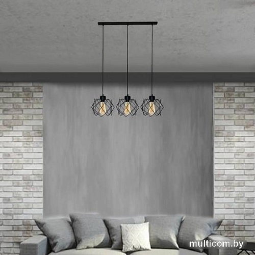 Подвесная люстра Элетех Сигма 231 НСБ 01-3х60-161 Е27 1005404791 (черный муар)