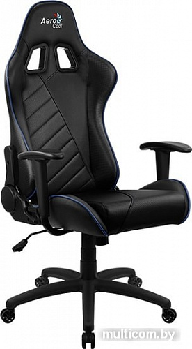 Кресло AeroCool AC110 AIR (черный/синий)